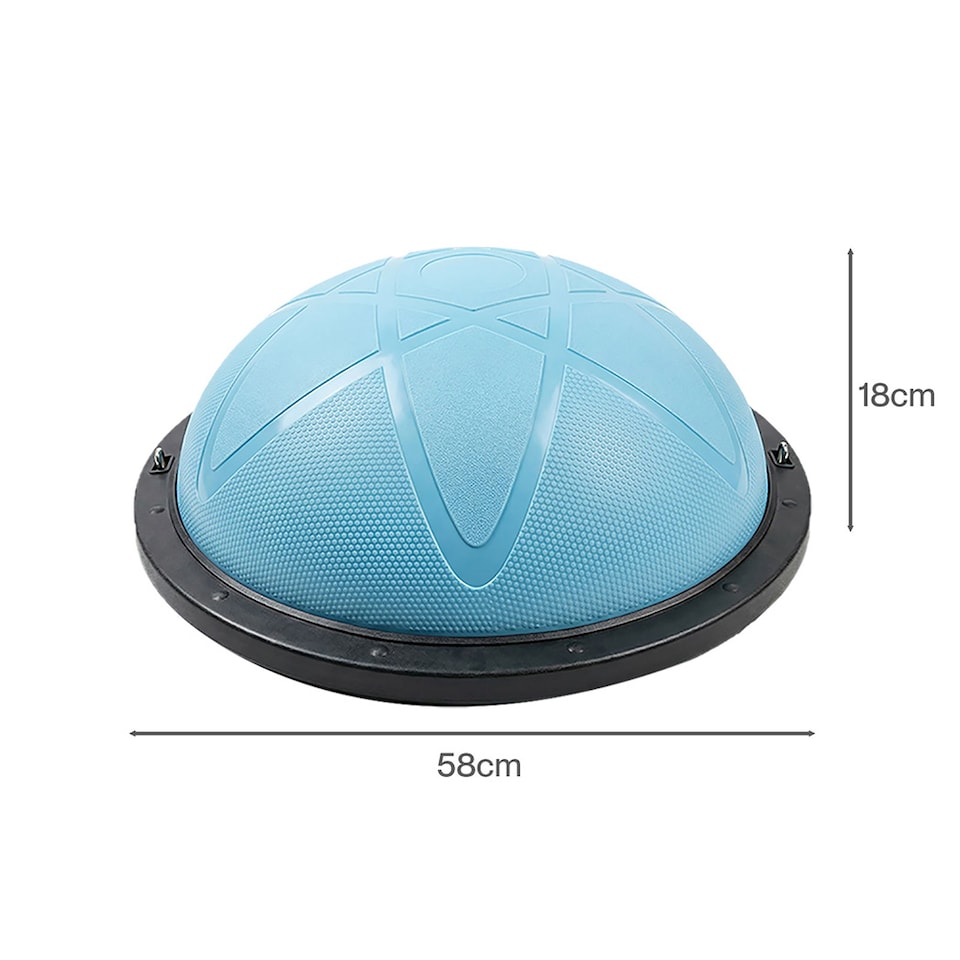 Centra Balance Trainer Ball with Resistance Bands Pump Anti Burst