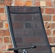 image 3 of Outdoor Garden Patio Multi Position Reclining Folding Chair in Black