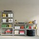image 9 of Home Vida 5 Tier Large Heavy Duty Adjustable Steel Garage Shelving, Galvanised - Holds 875kg - (Set of 2)