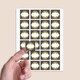 image 2 of Pattern and Posh Design 40mm Square Sticker sheet of 24