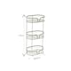 image 2 of Showerdrape Dante Sage Green Freestanding Bathroom Floor Shower Caddy | Green | Sage Green | Large