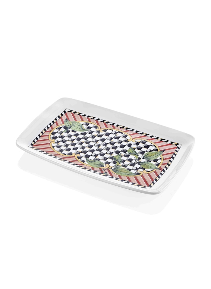 image 1 of Jardin Collection Rectangular Serving Platter