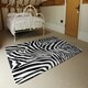 image 3 of Zebra Animal Print (Rug) Black | XL: 160x230cm