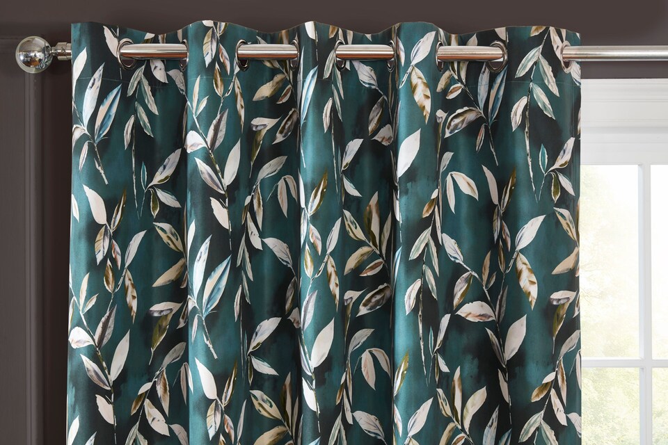 image 1 of Sundour Madrid Curtains Bottle Green Green | Green | Green