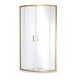 image 1 of Balterley Ruwa Toughened Safety Glass Quadrant Shower Enclosure - Balterley | Copper | Brushed Brass | 1
