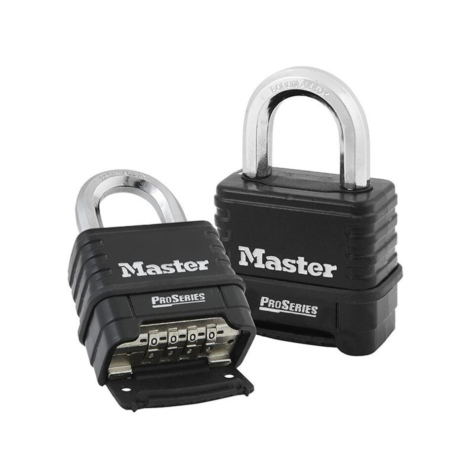 image 1 of Master Lock Proseries Die-cast Zinc Body 4-digit 57mm Padlock | Multi | Multi Colour | 1