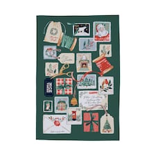 Ulster Weavers Letters to Santa Tea Towel - Cotton Green