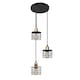image 1 of Edison Cluster Pendant Ceiling Light Black, Copper 38cm