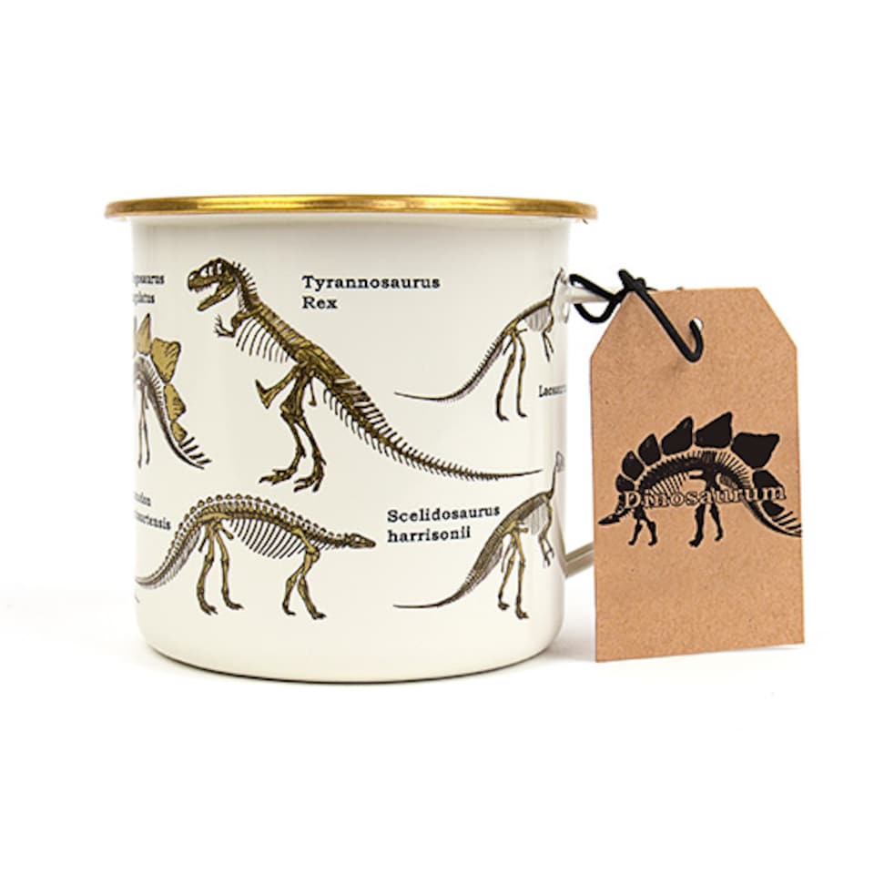 image 1 of Enamel Mug Dinosaurum Cup
