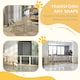 image 4 of PawHut 8 Panels Freestanding Dog Barrier for S and M Dogs - Natural Wood