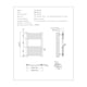 image 3 of Zennor - Black Electric Towel Rail H600mm x W400mm Curved 200w Thermostatic