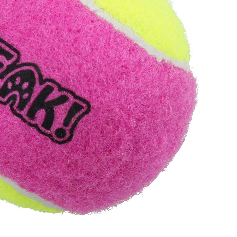 image 1 of 1 Medium Squeaky Tennis Balls Puppy Dog Play Time- 6.5cm Assorted Colour