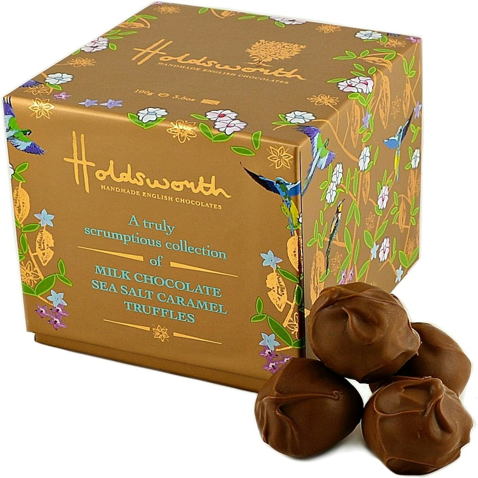 image 1 of Holdsworth Chocolates Truly Scrumptious Sea Salt Caramel Truffles |100g