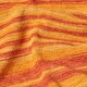 image 2 of Homescapes Bed Sofa Throw Cotton Chenille Tie Dye Orange - 150 x 200 cm | Orange | 1