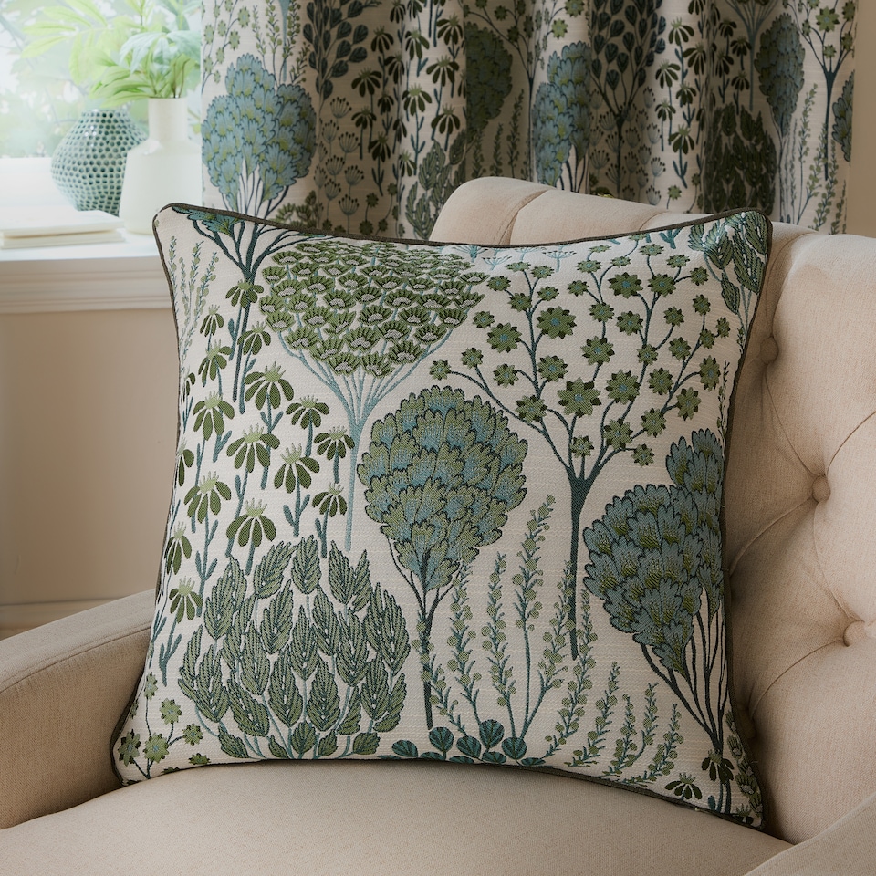 image 1 of Wylder Ophelia Floral Jacquard Cushion