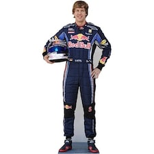 Formula One Sebastian Vettel Lifesize Cardboard Cutout - 172cm