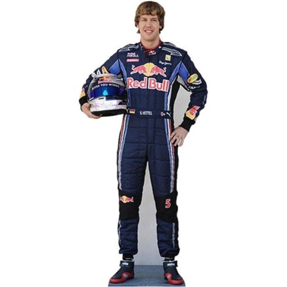 Formula One Sebastian Vettel Lifesize Cardboard Cutout - 172cm