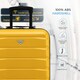 image 4 of 55x40x20cm Ryanair (Priority) TUI, Carry on Cabin Suitcase Hard Shell Approved for 60+ Airlines Yellow | Yellow/Black | Cabin Bag