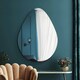 image 7 of The Lapillus - Frameless Pebble Wall Mirror 47" X 32" (120CM X 80CM) | Multi