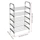 image 5 of Living and Home 5-Tier Stackable Shoe Rack Organizer