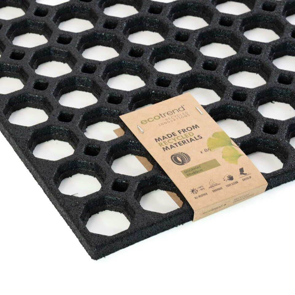 image 1 of Heavy Duty Non Slip Rubber Ring Entrance Doormat