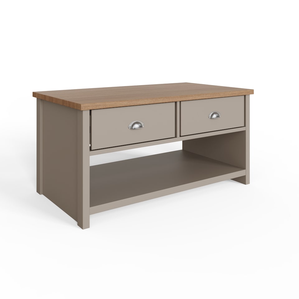 image 1 of Lancaster 2 Drawer Coffee Table