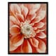 image 1 of Pink Dahlia Flower Close Up Petals Living Room Black Framed Wall Art Print A4