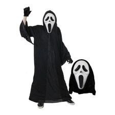 Screamer Costume - Reaper Costume, Mask & Gloves | Black | S