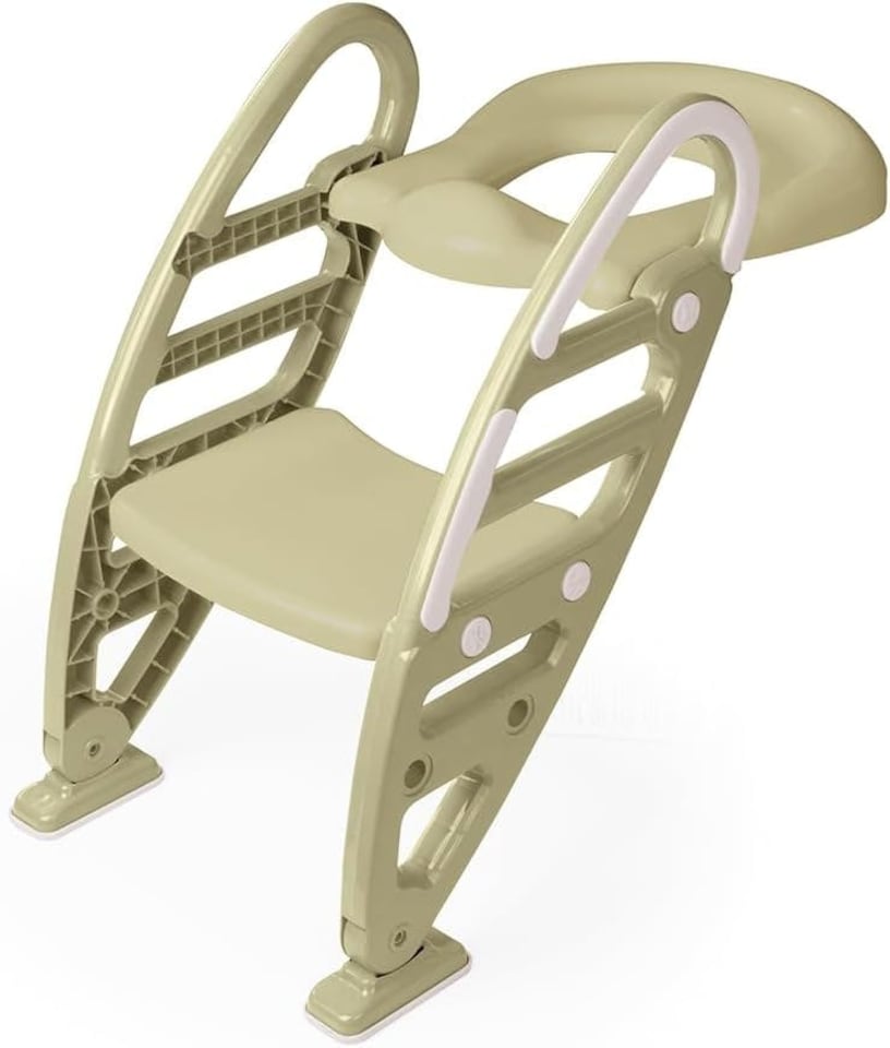 Dolu Toilet Trainer With Adjustable Non-Slip Ladder - Green