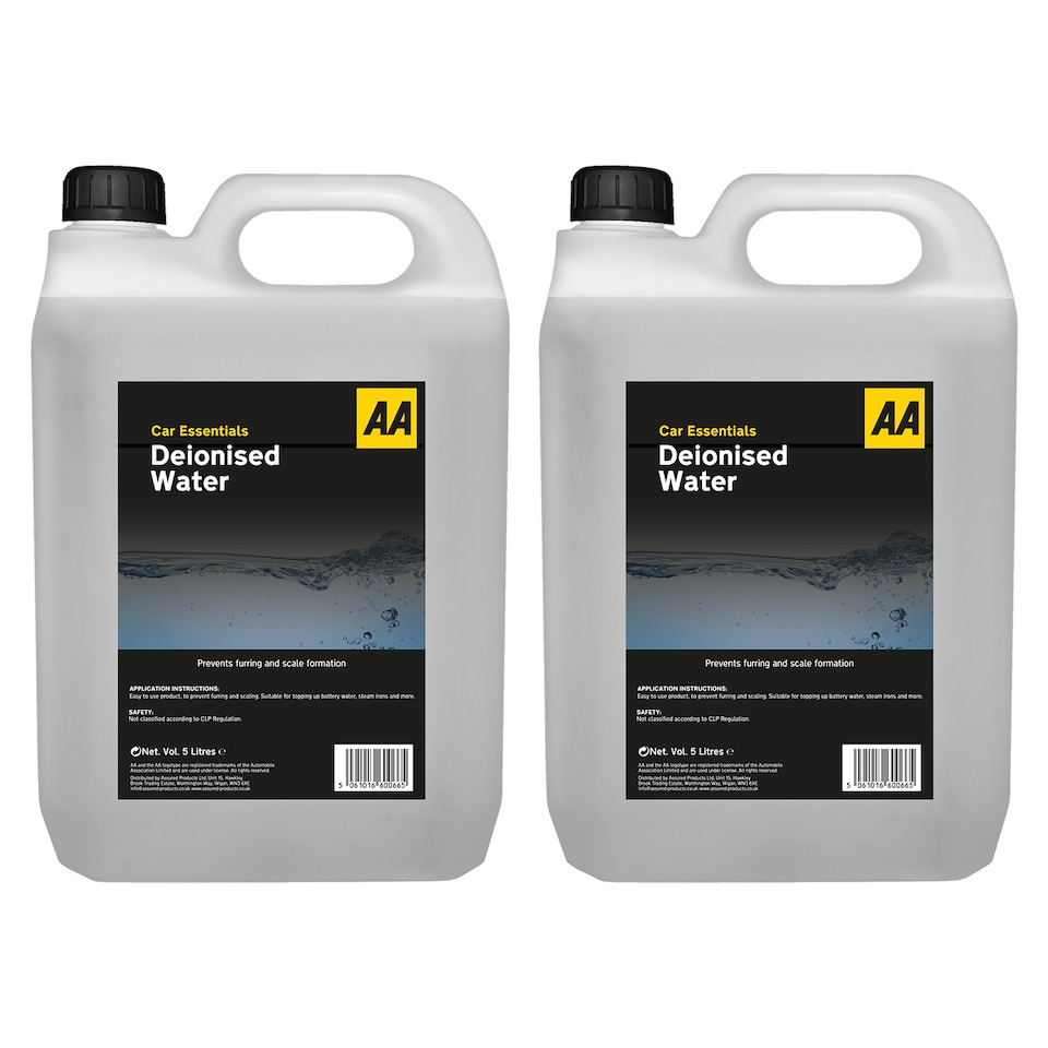 AA Deionised Water 2 x 5L