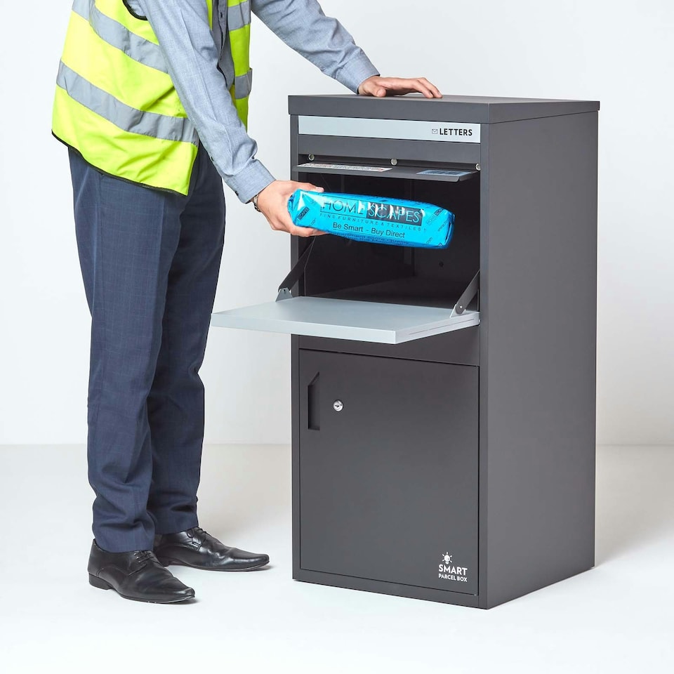 image 1 of SMART PARCEL BOX® Extra Large Front & Rear Access Dark Grey Grey