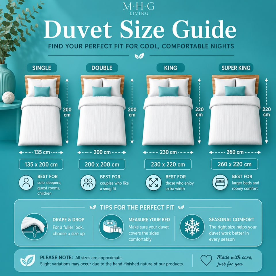 image 1 of Premium 1 Tog Summer Duvet Quilt - Lightweight Striped Microfibre, Breathable & Hypoallergenic