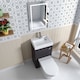 image 3 of Balterley Contemporary Bathroom Cloakroom Freestanding Rectangular Cabinet Basin Vanity Unit MFC