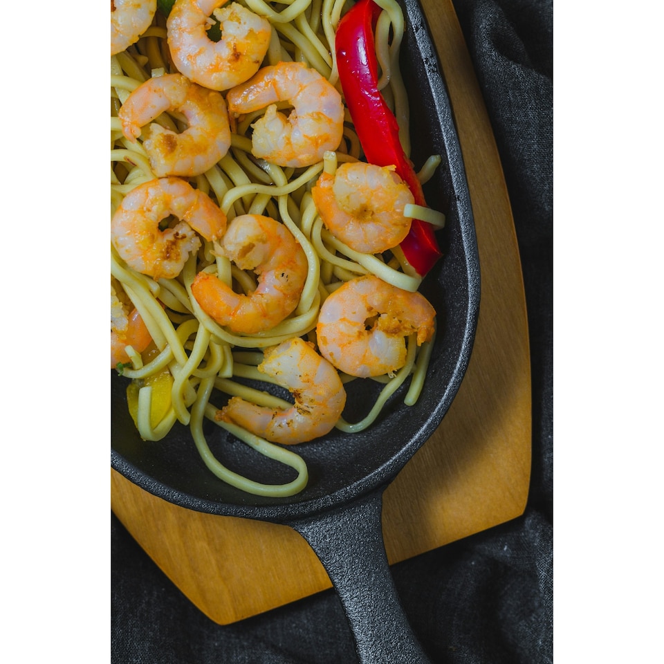 image 1 of KitchenCraft Sizzle Platter Black Cast Iron