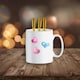 image 6 of DIY Colour Your Own Mug Kit - Ceramic Mug with 3 Special Markers