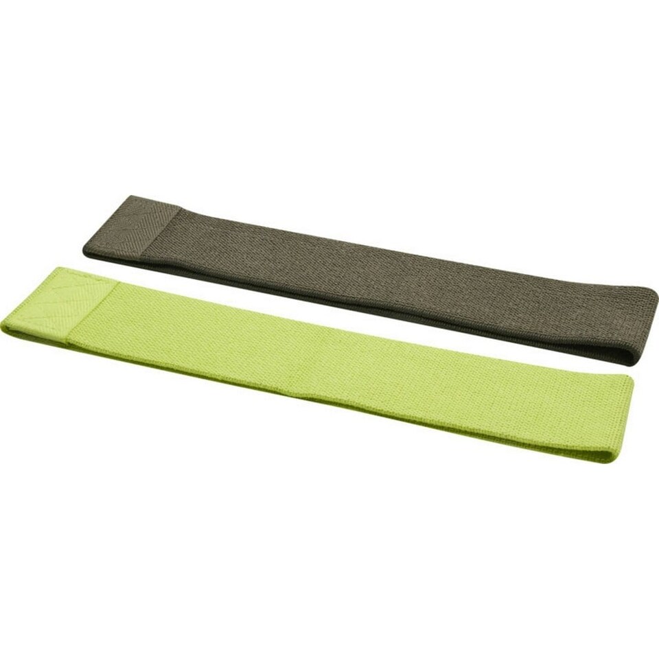 image 1 of Floso Gripped Resistance Band (Pack of 2) - Forest Green - One Size