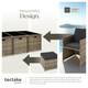 image 4 of Garden Table & Chairs New York - 10 seats with cushions, dining table, rain cover - Nature