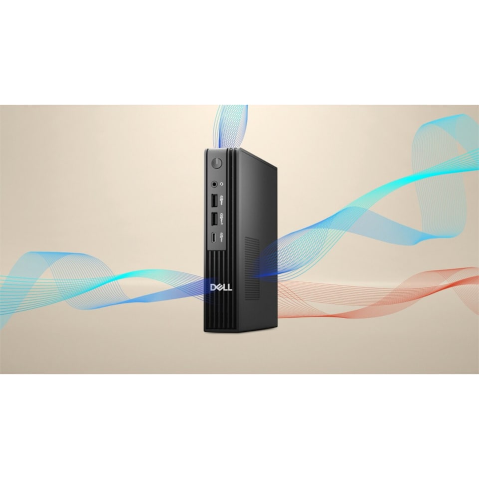 image 1 of DELL Pro QBM1250 Plus Intel Core Ultra 7 265 16GB RAM 512GB SSD Windows 11 Pro Mini PC | Black | Black | 1 x 16 GB