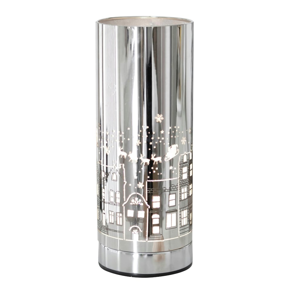 Christmas Village Electric Aroma Lamp - Metal - CV_74722