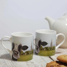 Lucy's Farm Moo Selfie at Salisbury Cow Regular Mug