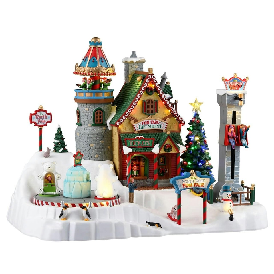 Lemax - Santa's Wonderland - Sights & Sounds: North Pole Fun Fair - (35019-UK) /Xmas