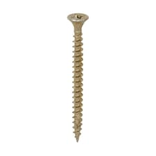 Timco - C2 Strong-Fix Multi-Purpose Premium Screws - PZ - Double Countersunk - Yellow (Size 4.0 x 50 - 200 Pieces)