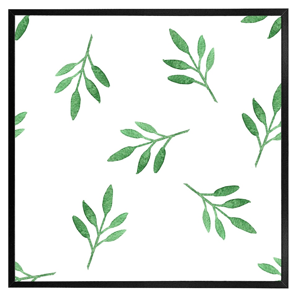 image 1 of Green leaf (Picture Frame) Brown | Oak | M