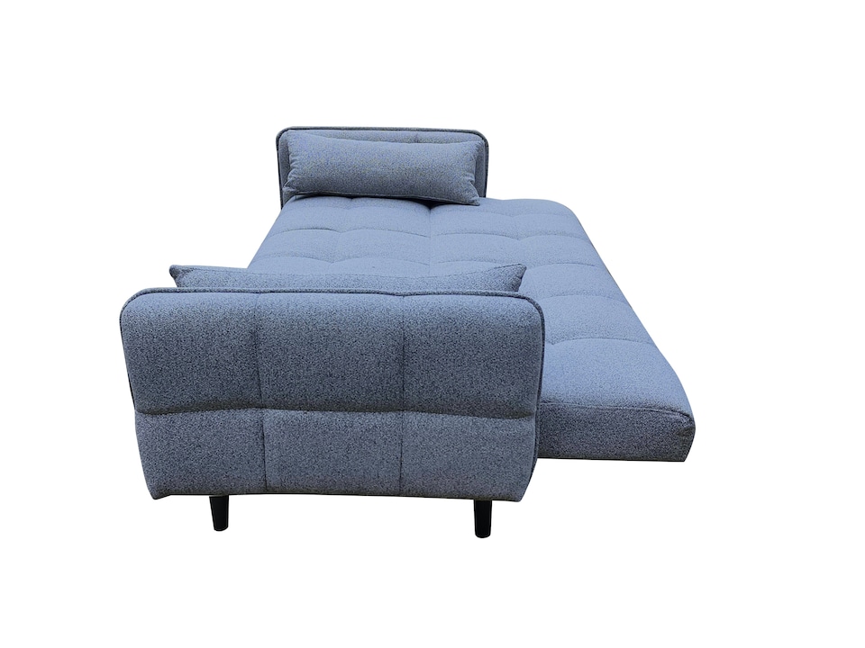 image 1 of Bello 2 Seater Sofa Bed in Grey or Silver | Grey | One Size