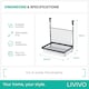 image 8 of Hanging Dish Drainer Black