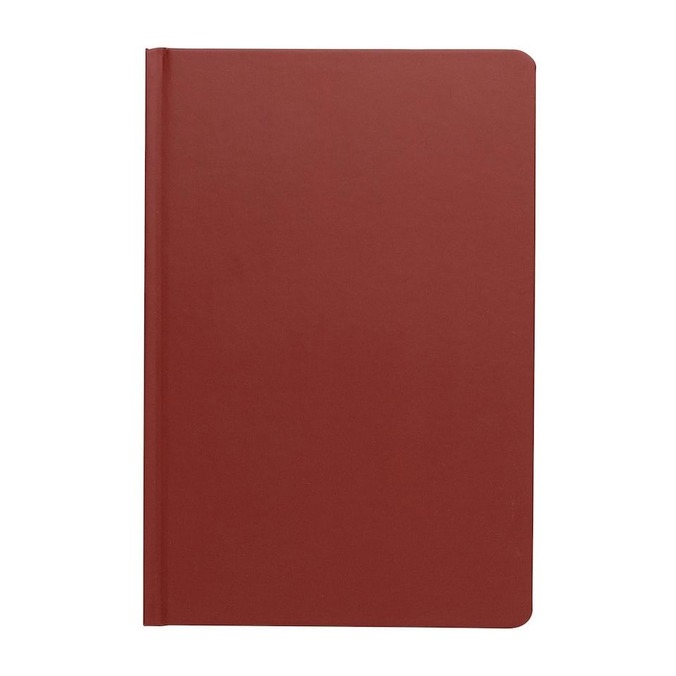 image 1 of Impact Hard Cover Stone Paper A5 Notebook - Red - One Size