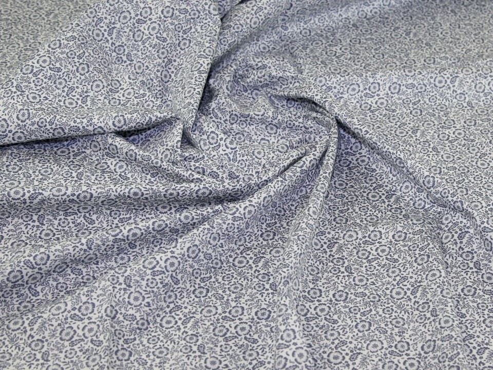 Grey 100% Cotton Poplin Fabric for Dressmaking, Quilting, 110cm / 43" Wide - per metre