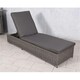 image 1 of Premium Rattan Garden Sun Lounger