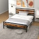image 9 of COSTWAY King Size Bed Frame Metal Platform Bed