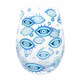 image 3 of All Seeing Eye Print Stemless Glass - 500ml Blue